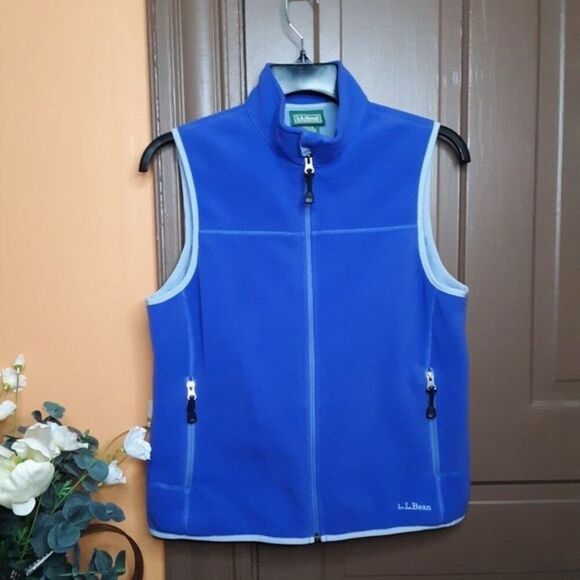 L.L Bean Women Light Purple Polyester Vest size M - Picture 11 of 11